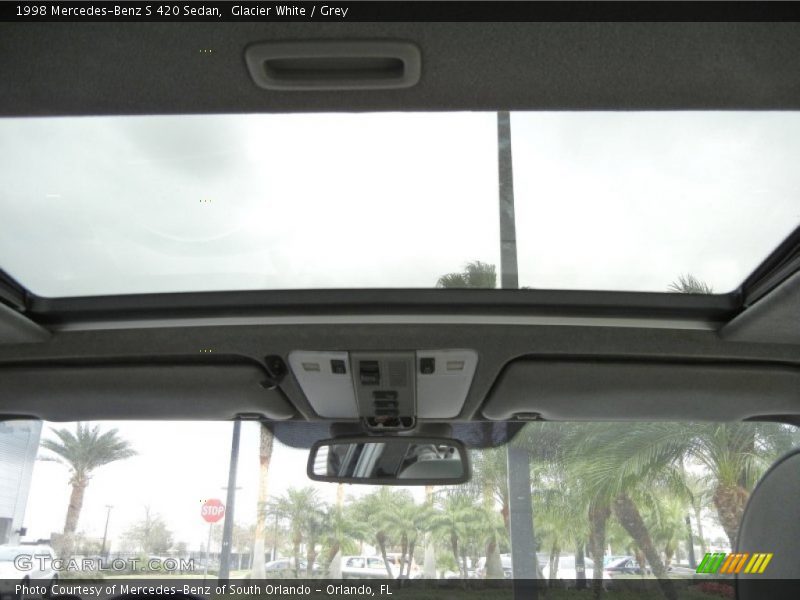 Glacier White / Grey 1998 Mercedes-Benz S 420 Sedan
