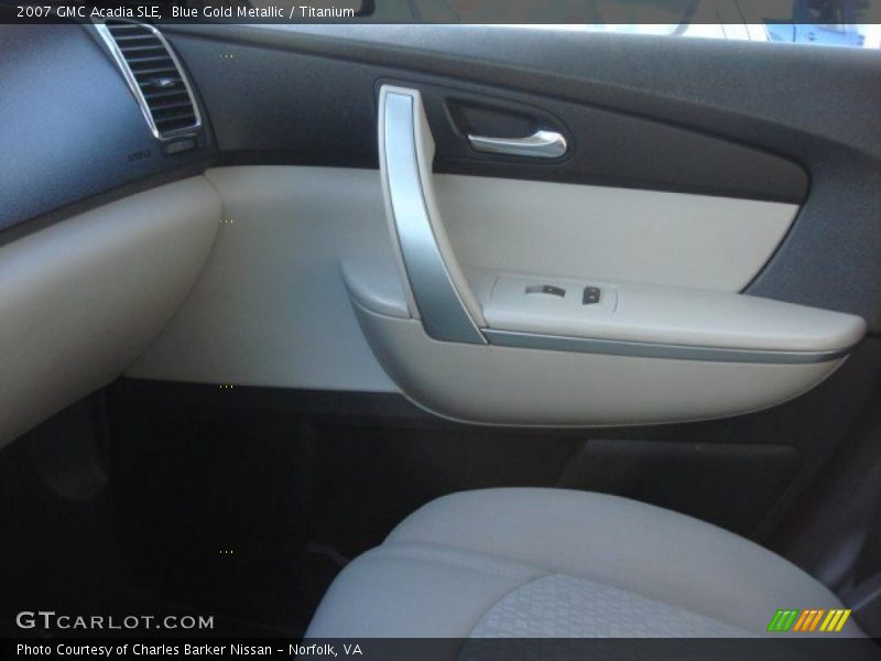 Blue Gold Metallic / Titanium 2007 GMC Acadia SLE