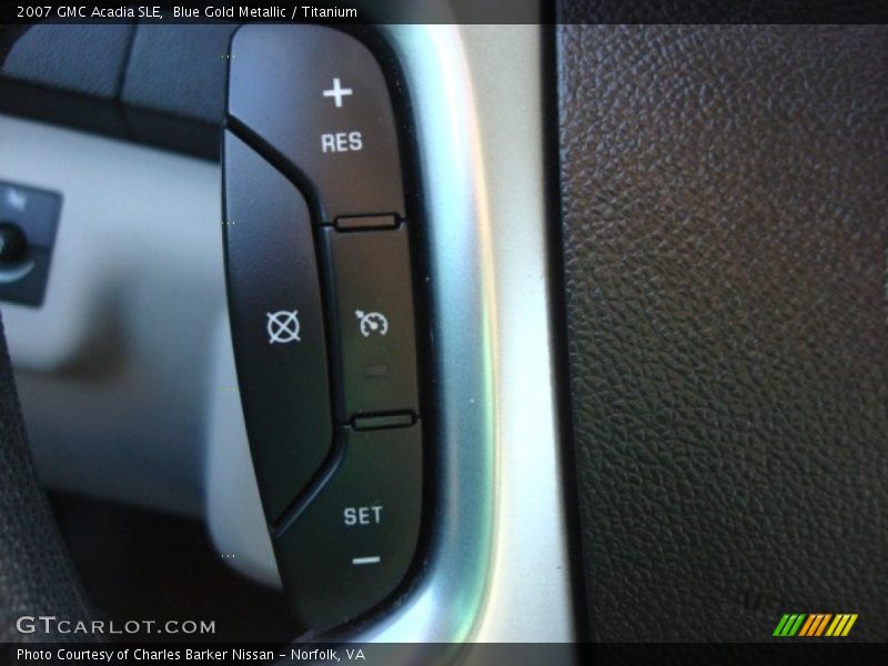 Blue Gold Metallic / Titanium 2007 GMC Acadia SLE