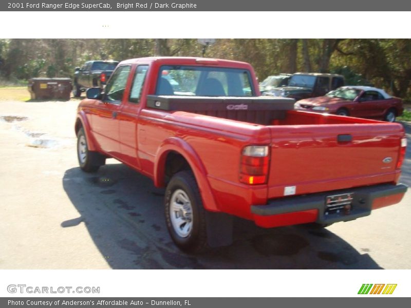 Bright Red / Dark Graphite 2001 Ford Ranger Edge SuperCab