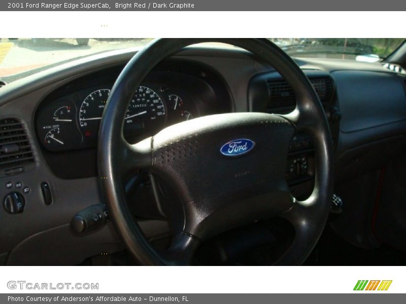 Bright Red / Dark Graphite 2001 Ford Ranger Edge SuperCab