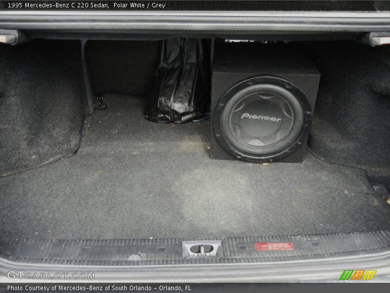 Polar White / Grey 1995 Mercedes-Benz C 220 Sedan
