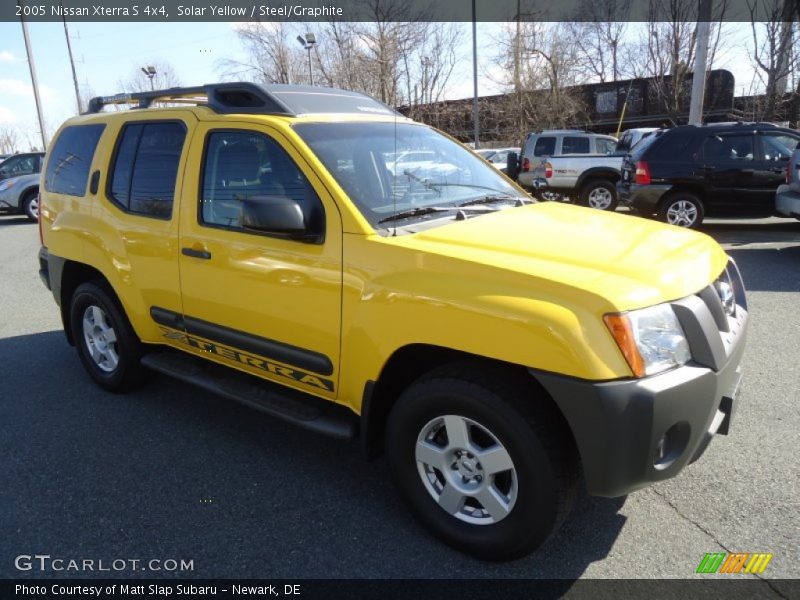 Solar Yellow / Steel/Graphite 2005 Nissan Xterra S 4x4