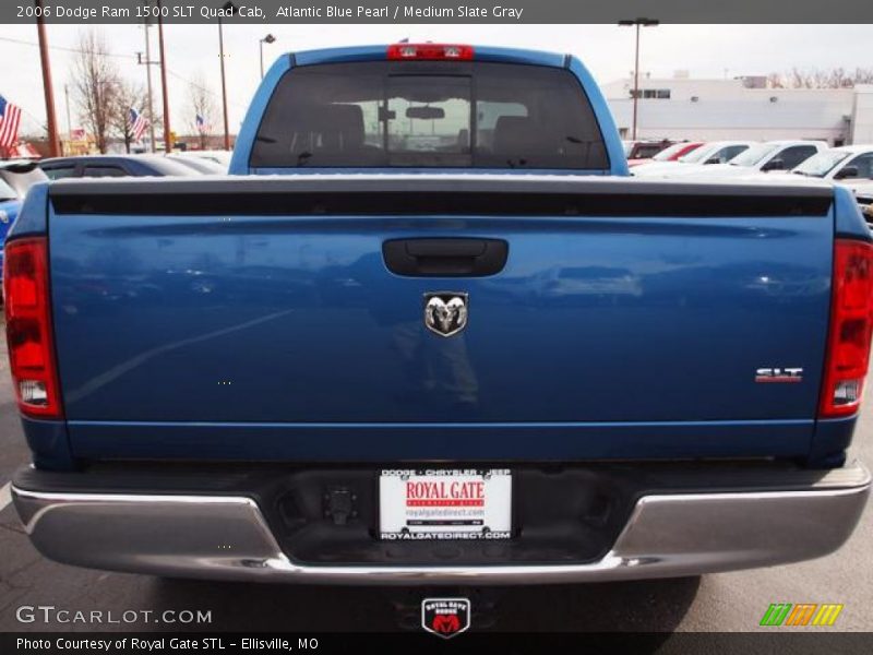 Atlantic Blue Pearl / Medium Slate Gray 2006 Dodge Ram 1500 SLT Quad Cab