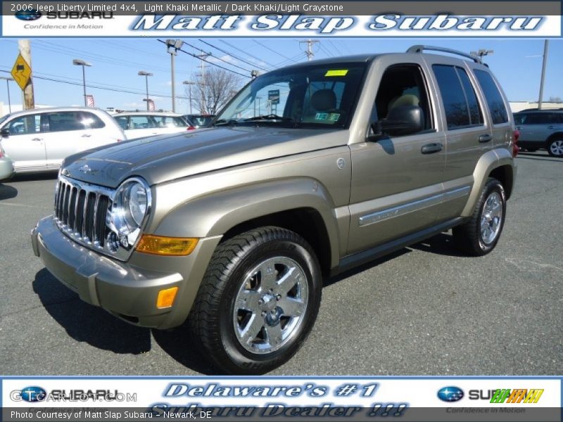 Light Khaki Metallic / Dark Khaki/Light Graystone 2006 Jeep Liberty Limited 4x4