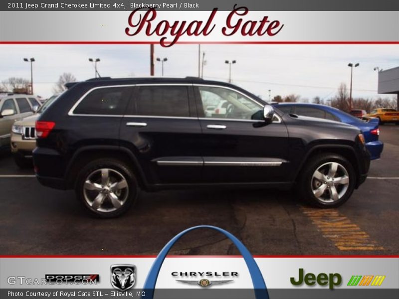 Blackberry Pearl / Black 2011 Jeep Grand Cherokee Limited 4x4