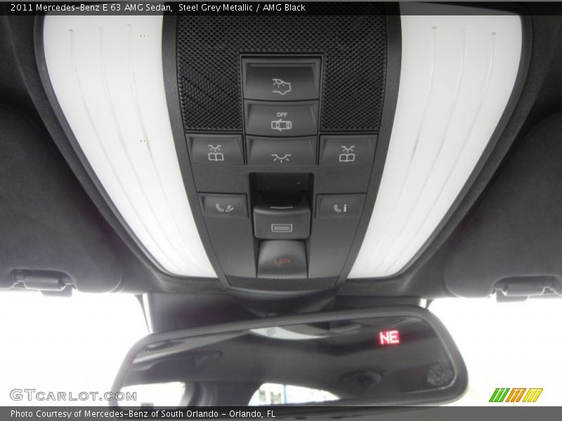 Controls of 2011 E 63 AMG Sedan