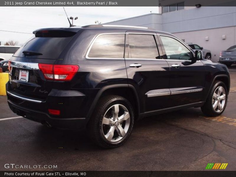 Blackberry Pearl / Black 2011 Jeep Grand Cherokee Limited 4x4