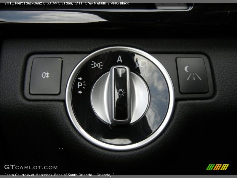 Controls of 2011 E 63 AMG Sedan