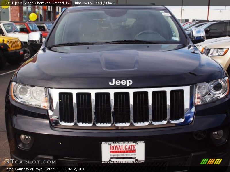Blackberry Pearl / Black 2011 Jeep Grand Cherokee Limited 4x4