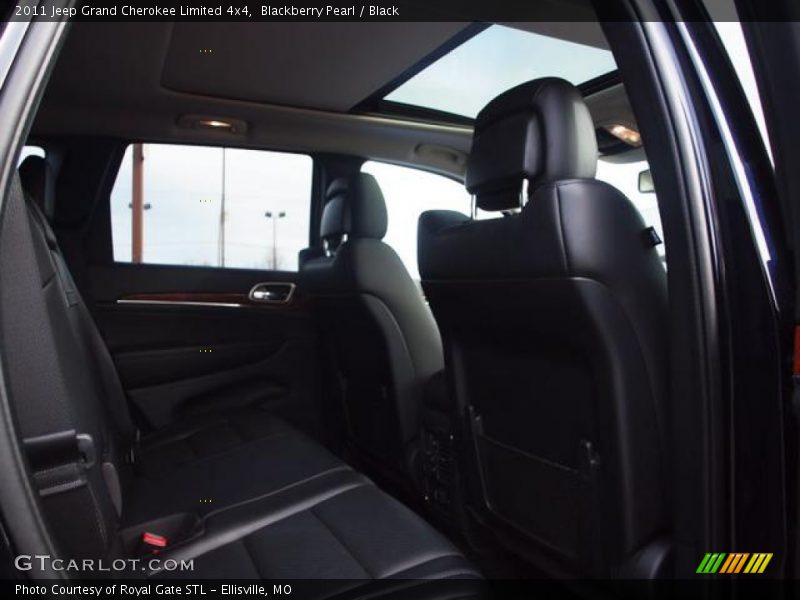 Blackberry Pearl / Black 2011 Jeep Grand Cherokee Limited 4x4