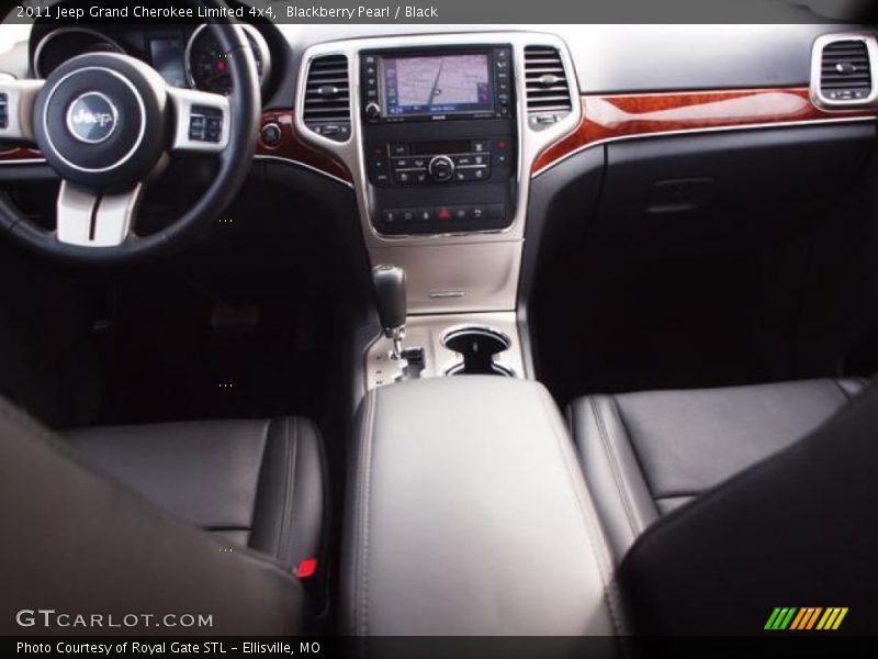 Blackberry Pearl / Black 2011 Jeep Grand Cherokee Limited 4x4