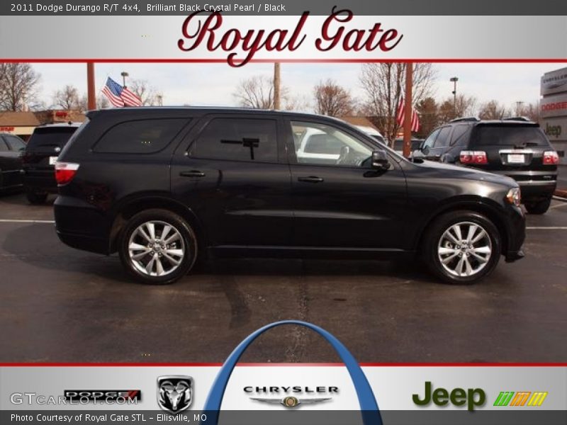 Brilliant Black Crystal Pearl / Black 2011 Dodge Durango R/T 4x4