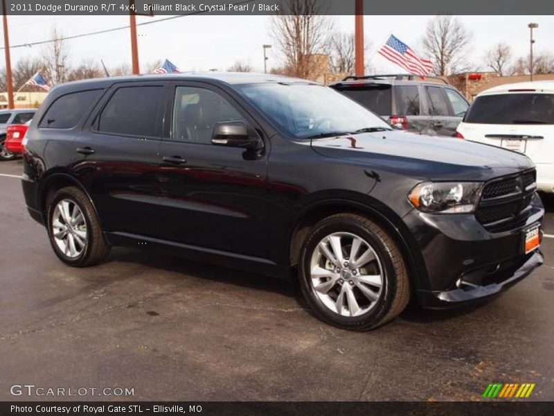 Brilliant Black Crystal Pearl / Black 2011 Dodge Durango R/T 4x4