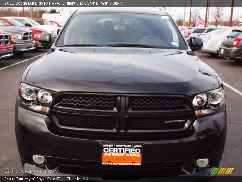 Brilliant Black Crystal Pearl / Black 2011 Dodge Durango R/T 4x4