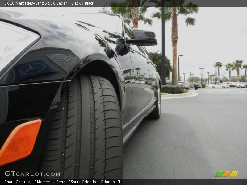 Black / Black 2010 Mercedes-Benz S 550 Sedan