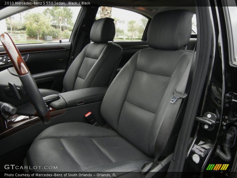  2010 S 550 Sedan Black Interior