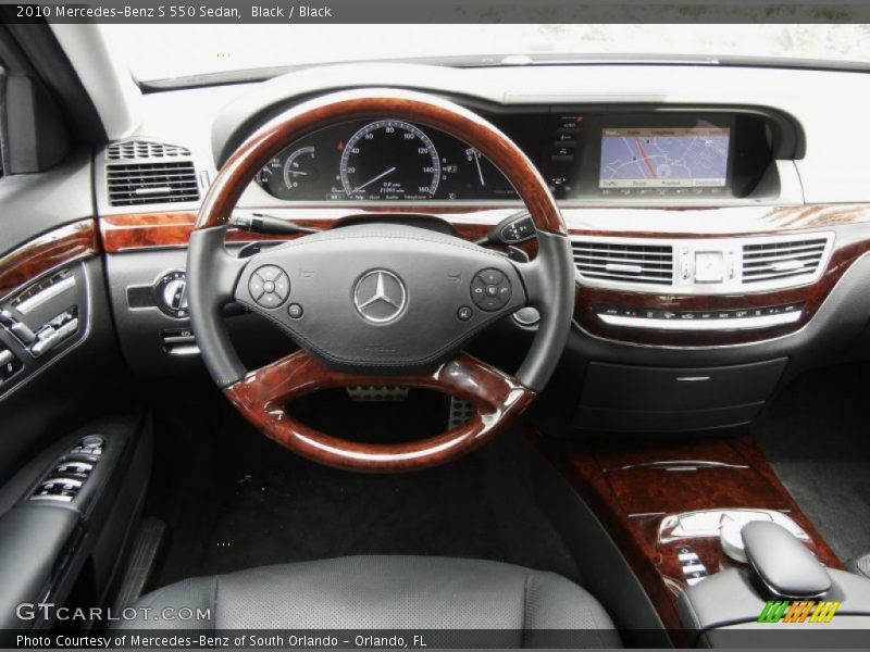Black / Black 2010 Mercedes-Benz S 550 Sedan