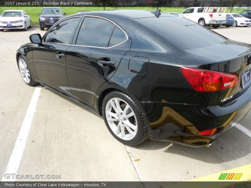 Obsidian Black / Cashmere 2007 Lexus IS 250