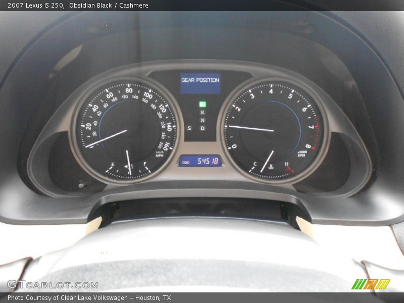 Obsidian Black / Cashmere 2007 Lexus IS 250