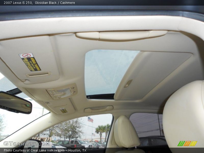 Obsidian Black / Cashmere 2007 Lexus IS 250