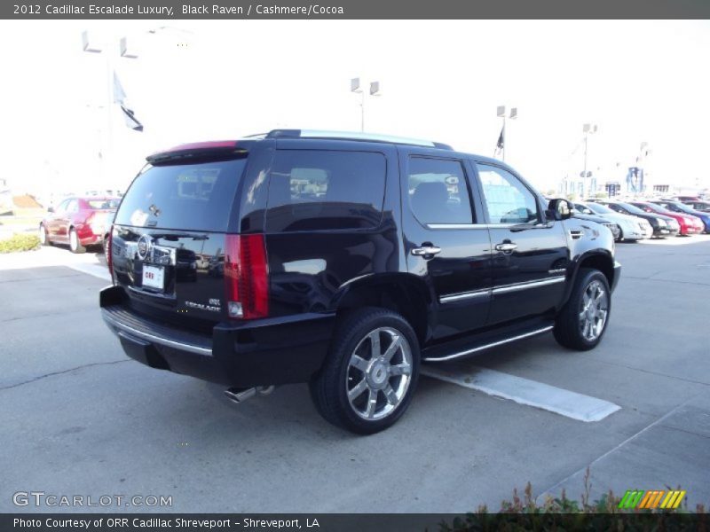 Black Raven / Cashmere/Cocoa 2012 Cadillac Escalade Luxury