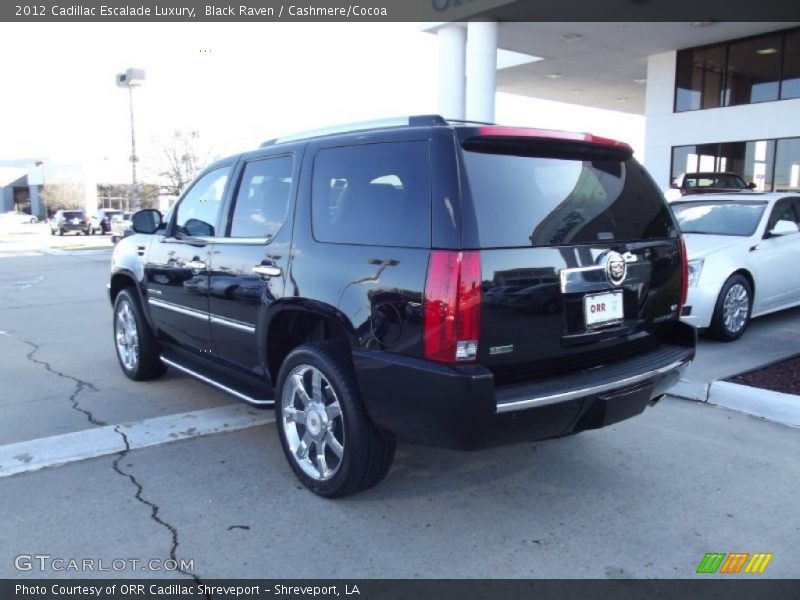 Black Raven / Cashmere/Cocoa 2012 Cadillac Escalade Luxury