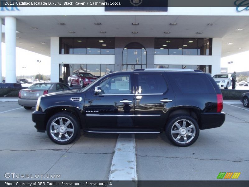 Black Raven / Cashmere/Cocoa 2012 Cadillac Escalade Luxury