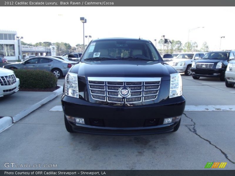 Black Raven / Cashmere/Cocoa 2012 Cadillac Escalade Luxury