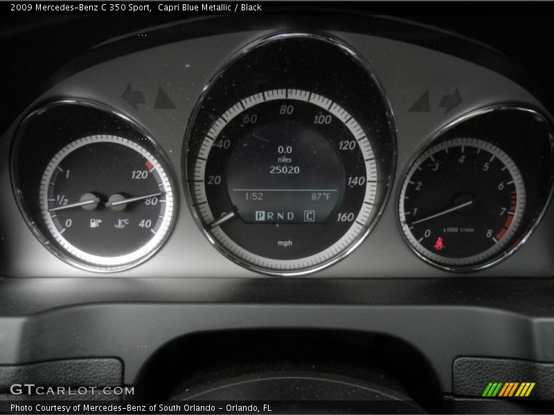  2009 C 350 Sport 350 Sport Gauges