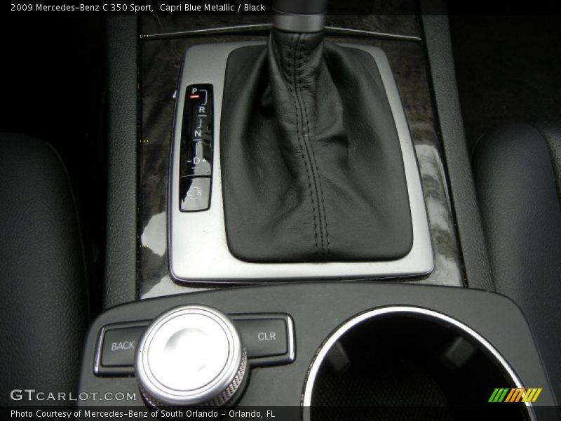 Capri Blue Metallic / Black 2009 Mercedes-Benz C 350 Sport