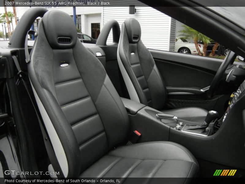  2007 SLK 55 AMG Roadster Black Interior