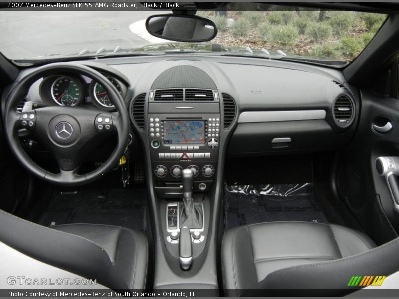 Dashboard of 2007 SLK 55 AMG Roadster