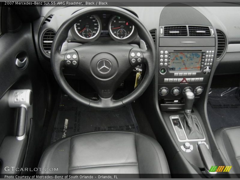 Dashboard of 2007 SLK 55 AMG Roadster