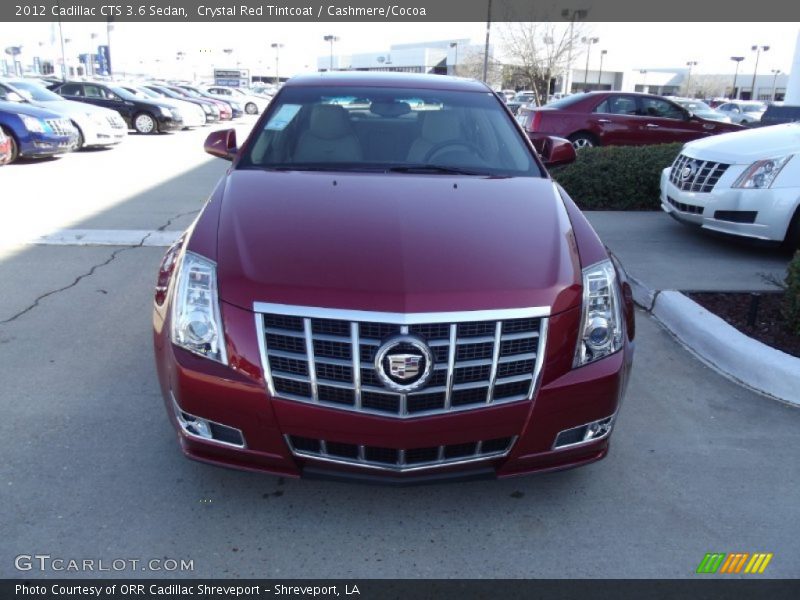 Crystal Red Tintcoat / Cashmere/Cocoa 2012 Cadillac CTS 3.6 Sedan