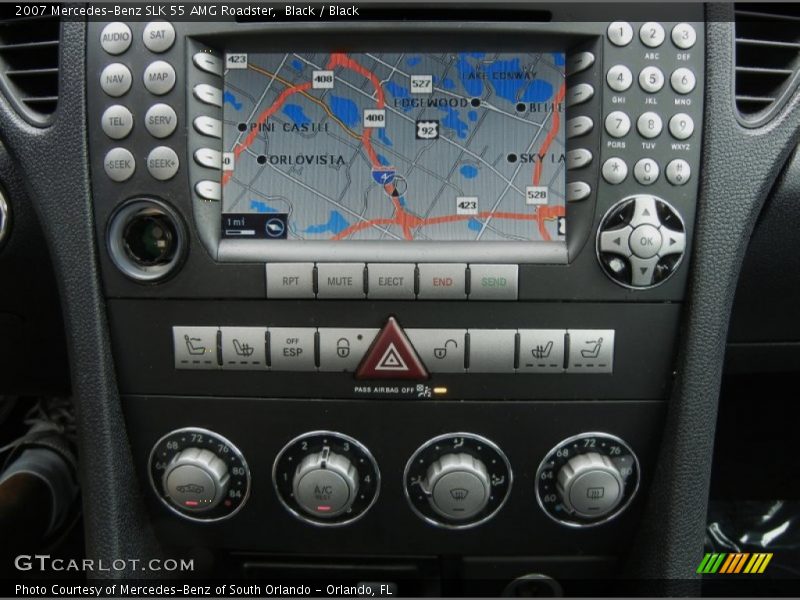 Navigation of 2007 SLK 55 AMG Roadster