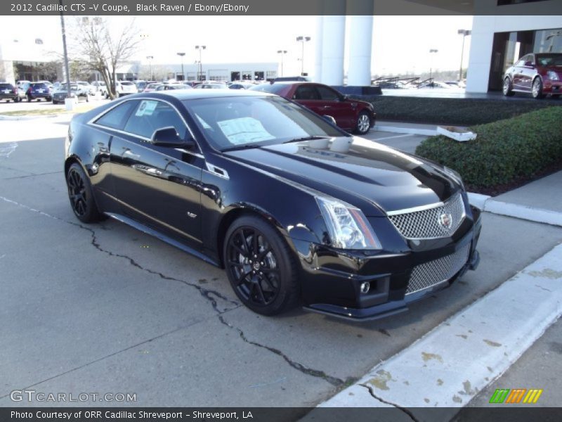 Black Raven / Ebony/Ebony 2012 Cadillac CTS -V Coupe