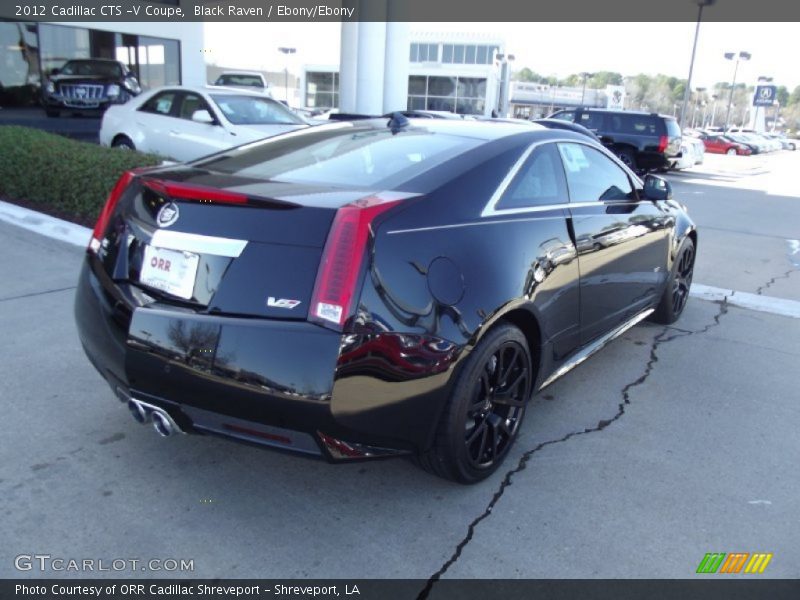 Black Raven / Ebony/Ebony 2012 Cadillac CTS -V Coupe