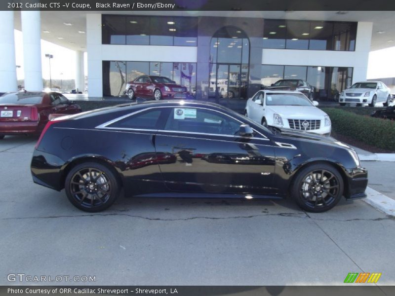 Black Raven / Ebony/Ebony 2012 Cadillac CTS -V Coupe