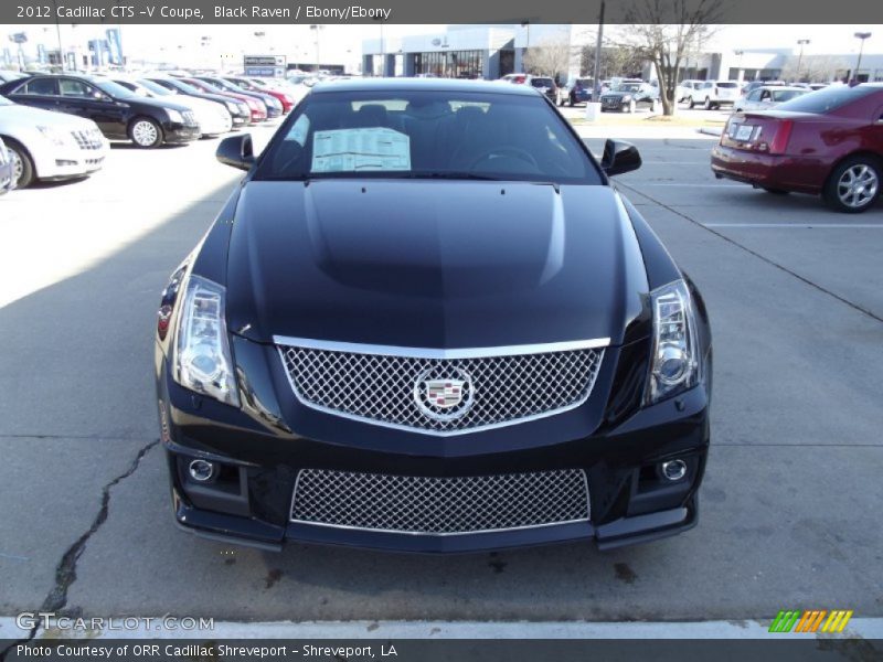 Black Raven / Ebony/Ebony 2012 Cadillac CTS -V Coupe