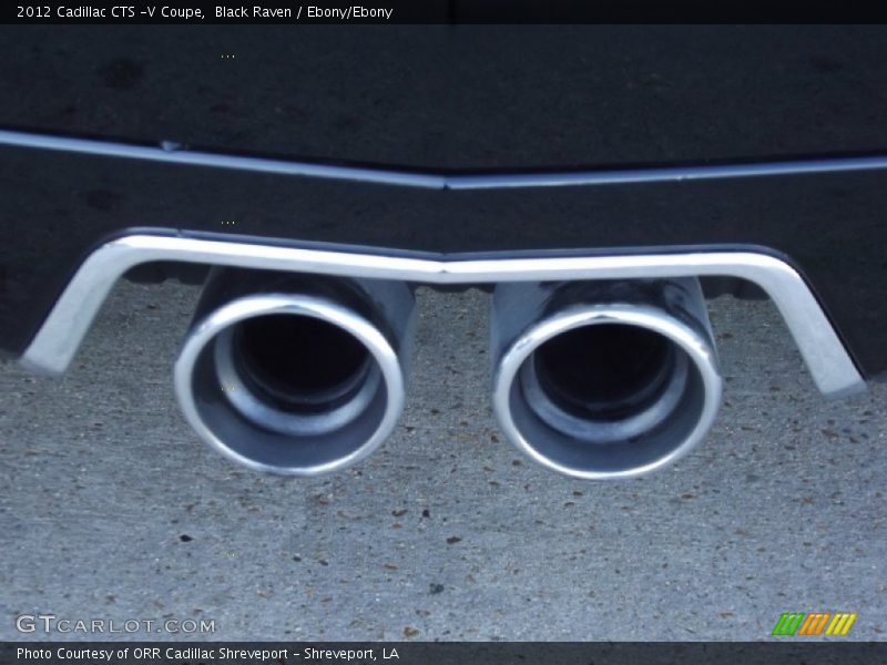 Exhaust of 2012 CTS -V Coupe
