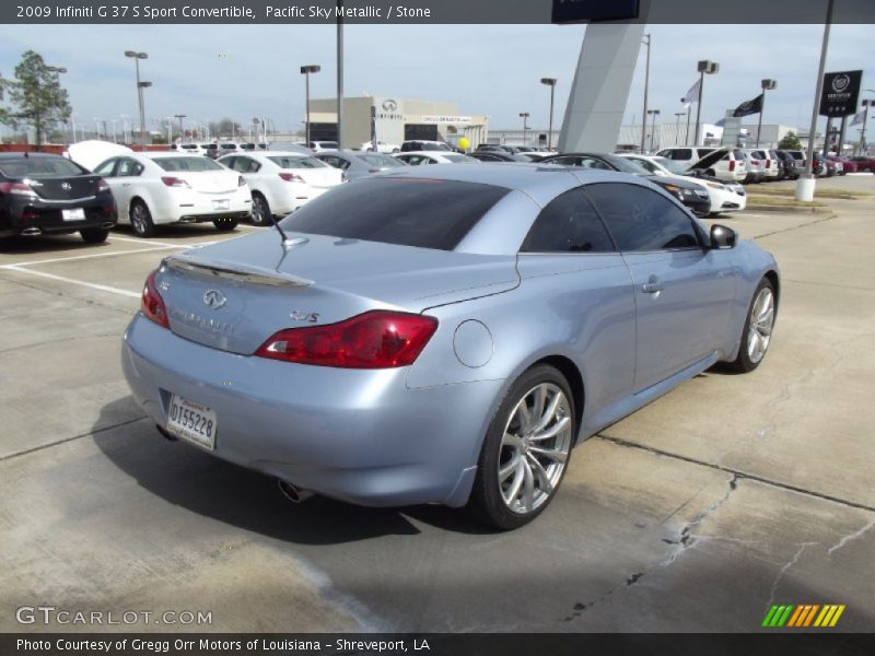 Pacific Sky Metallic / Stone 2009 Infiniti G 37 S Sport Convertible