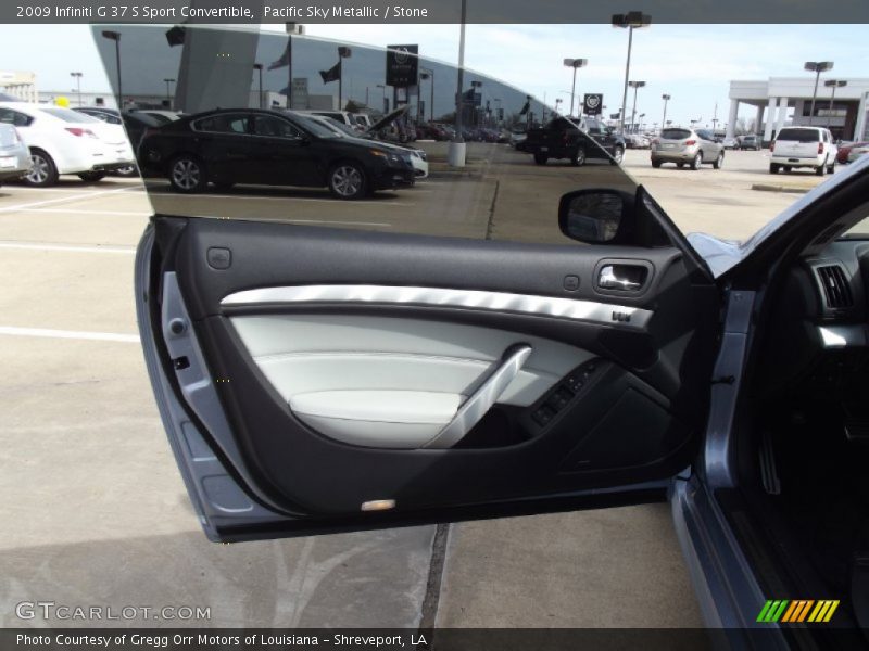 Pacific Sky Metallic / Stone 2009 Infiniti G 37 S Sport Convertible
