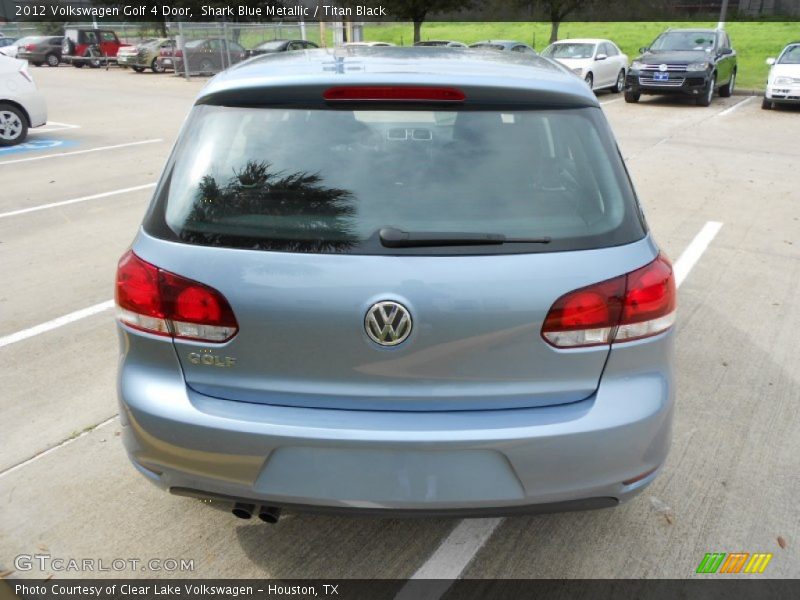 Shark Blue Metallic / Titan Black 2012 Volkswagen Golf 4 Door