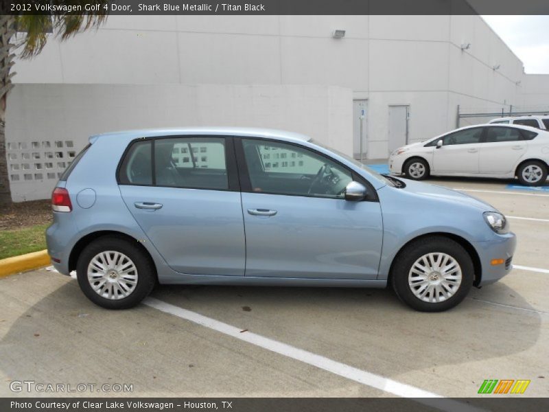 Shark Blue Metallic / Titan Black 2012 Volkswagen Golf 4 Door