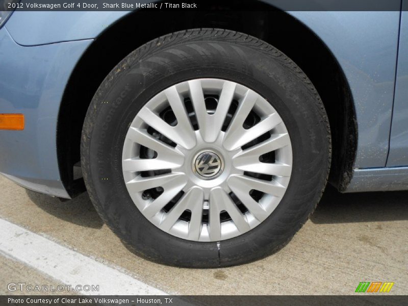 Shark Blue Metallic / Titan Black 2012 Volkswagen Golf 4 Door