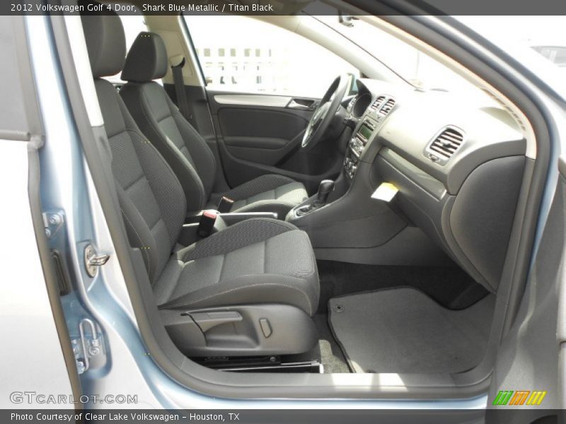 Shark Blue Metallic / Titan Black 2012 Volkswagen Golf 4 Door