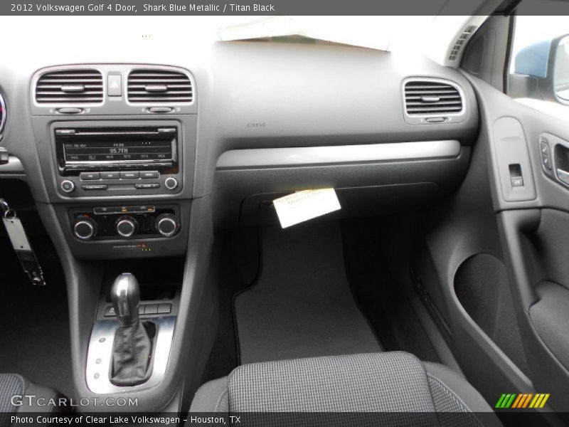 Shark Blue Metallic / Titan Black 2012 Volkswagen Golf 4 Door