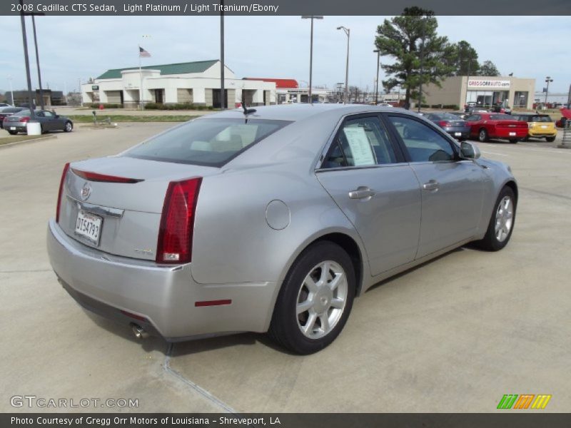 Light Platinum / Light Titanium/Ebony 2008 Cadillac CTS Sedan