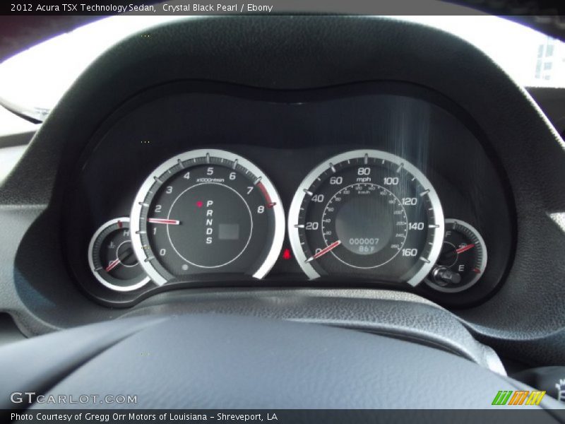  2012 TSX Technology Sedan Technology Sedan Gauges